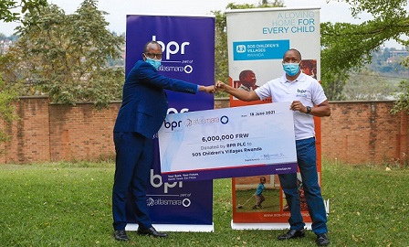 SOS Children’s Villages Rwanda receives Rwf 6million donation from BPR