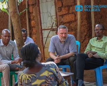 The President of SOS Children Villages in Canada visits SOS Children’s Villages in Rwanda 